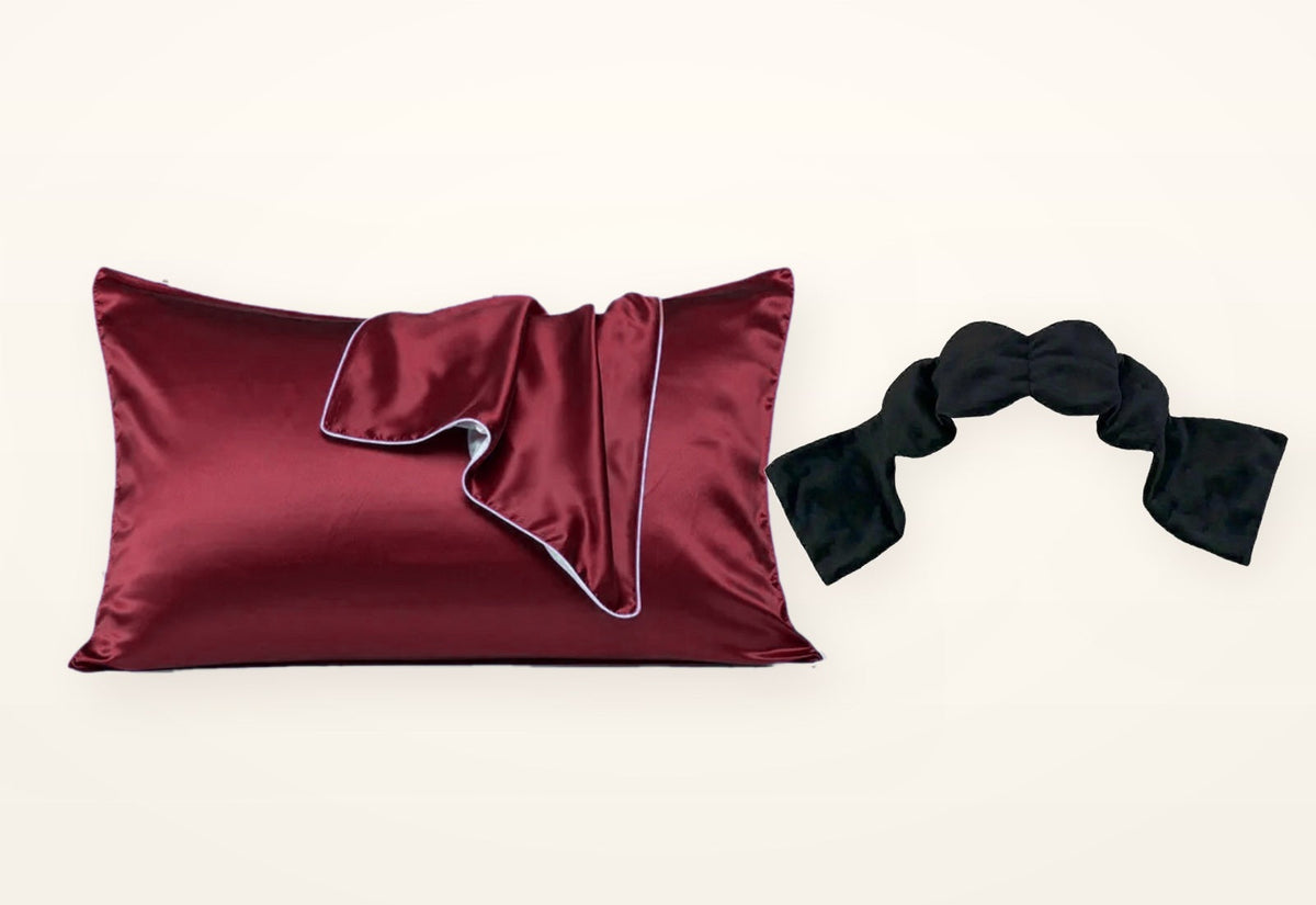 Perfect Sleep Bundle – Weighted Sleep Mask + Cooling Pillowcase